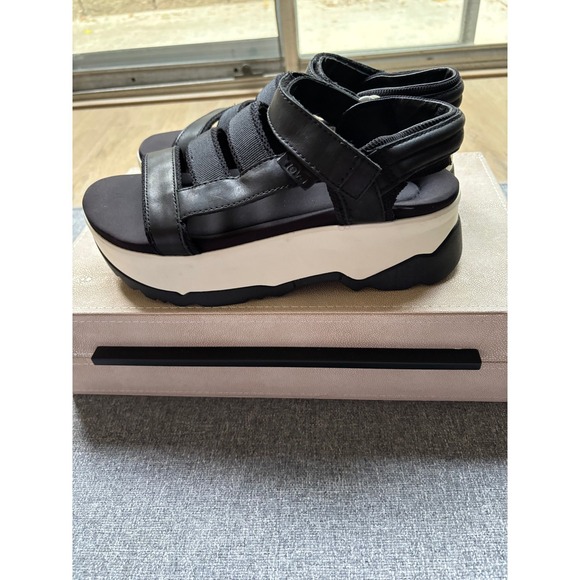Teva Shoes - TEVA Women's Zamora Black Flatform Platform Foam Sandals US 8 Comfortable
